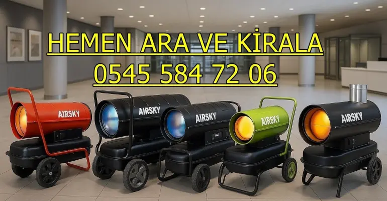 Erzincan Tercan Elektrikli Isımak Isıtıcı Kiralama